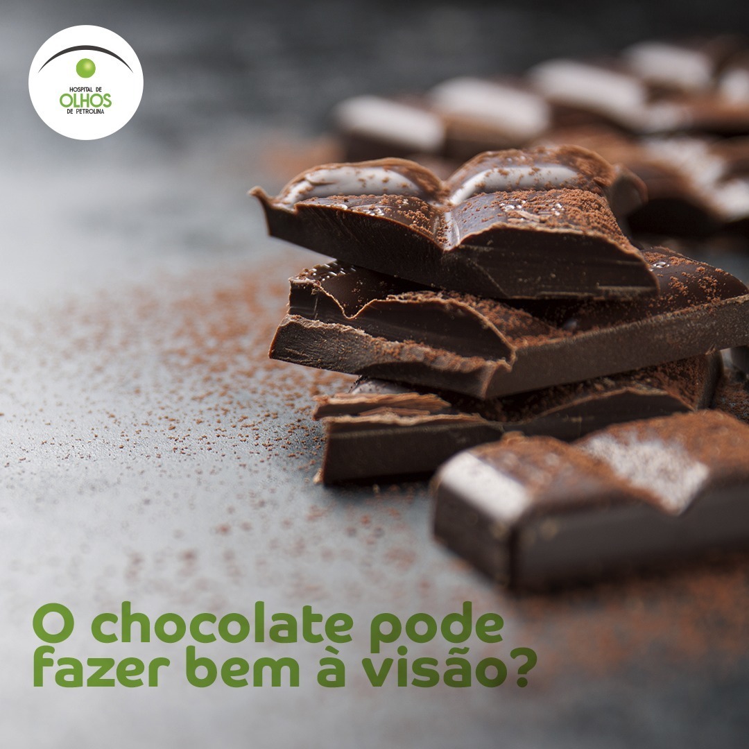 O chocolate pode fazer à visão?