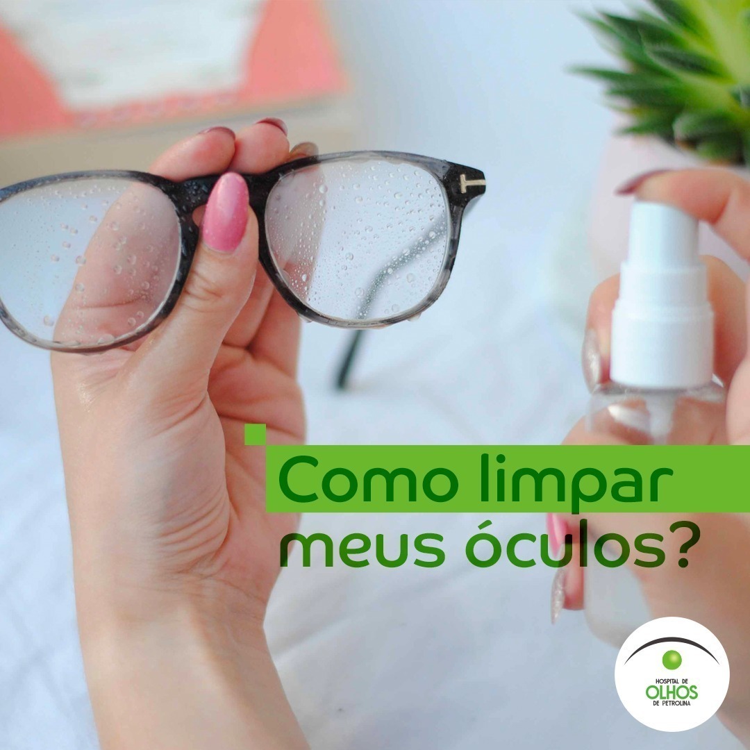 Como limpar meus óculos?