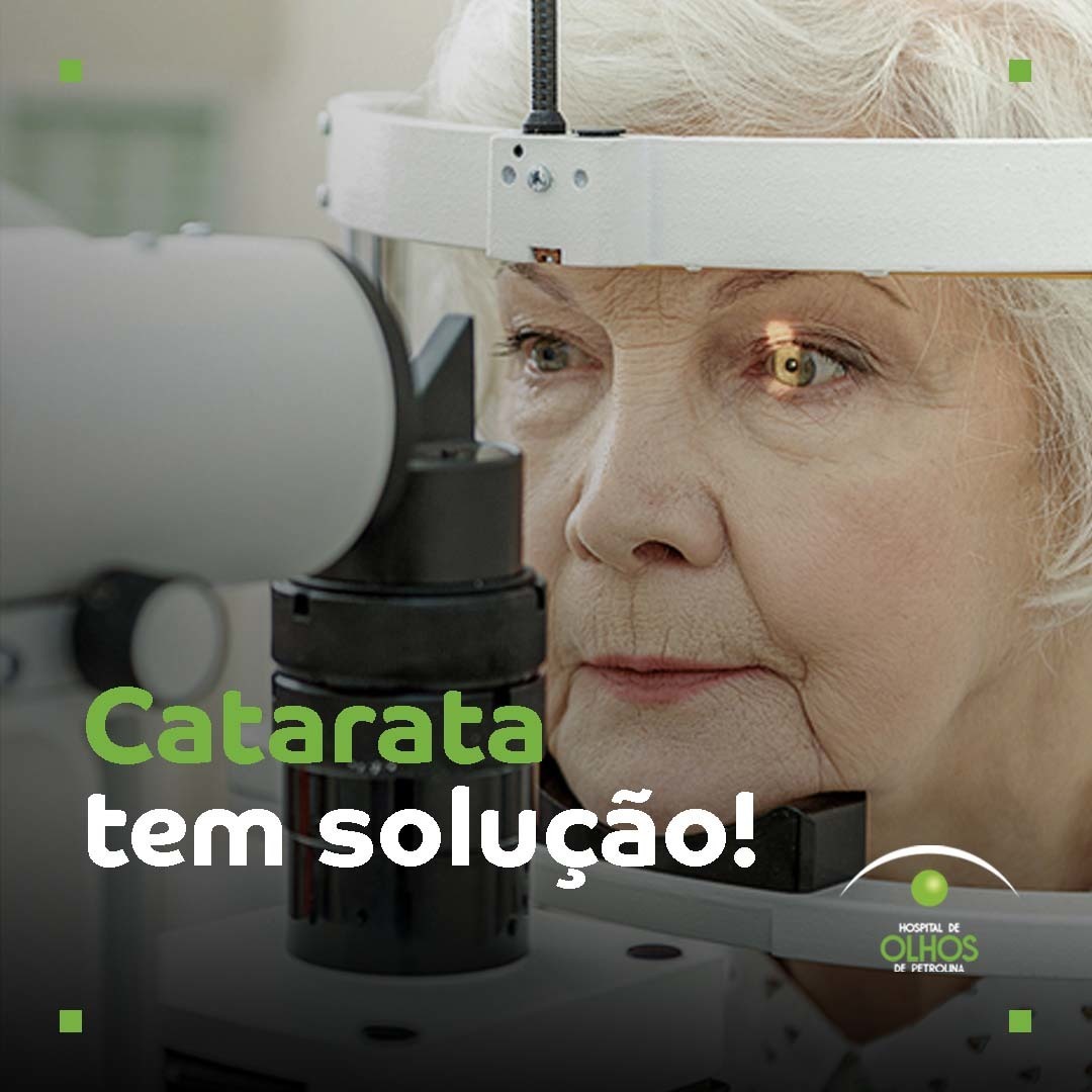 Catarata tem solução!