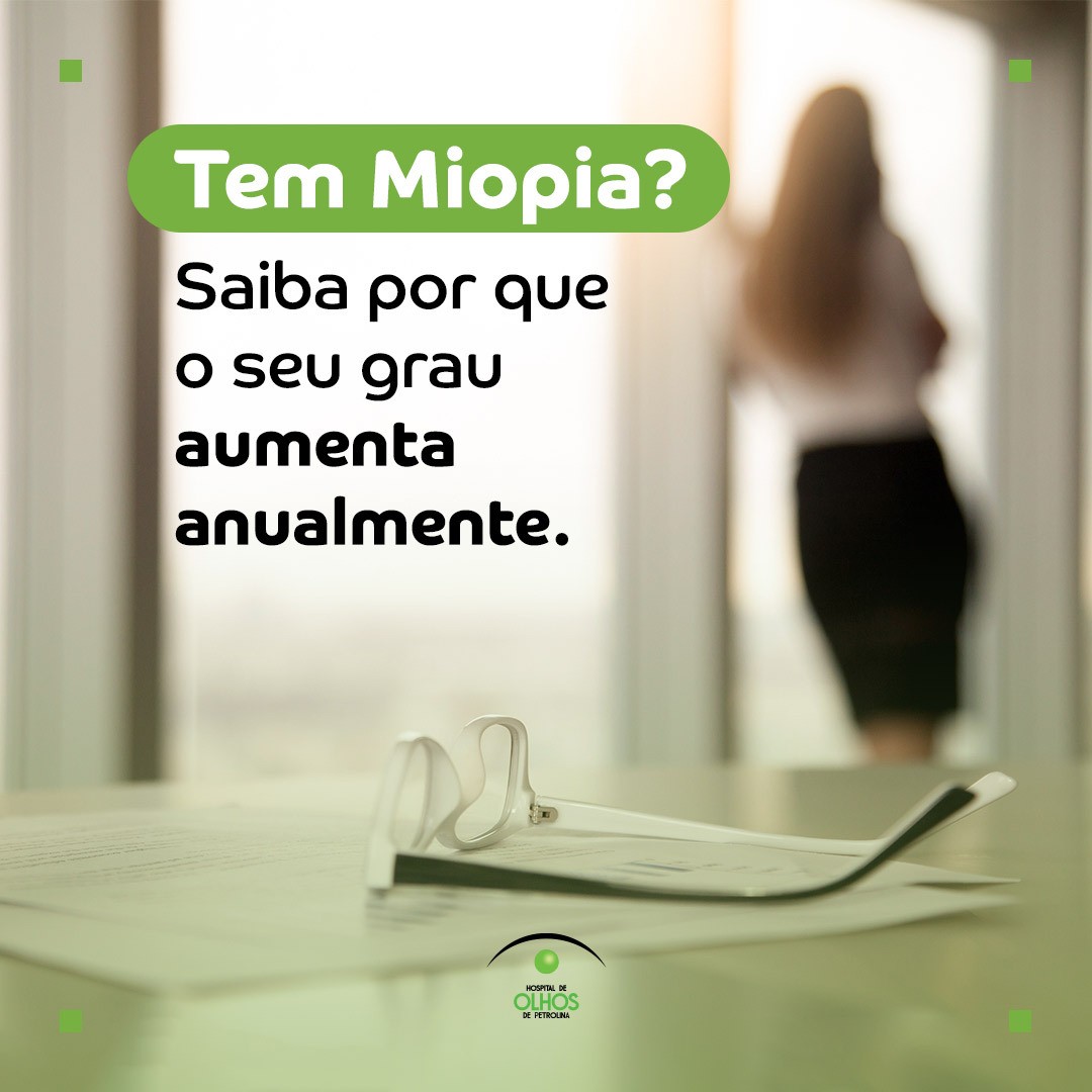 Tem miopia? Saiba por que o seu grau aumenta anualmente