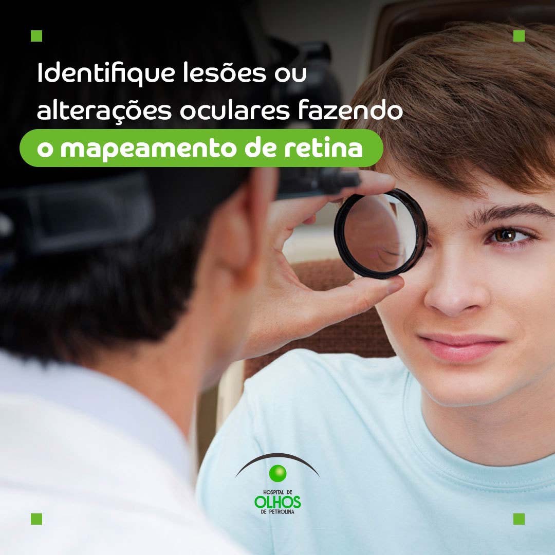 Identifique lesões ou alterações oculares fazendo o mapeamento de retina