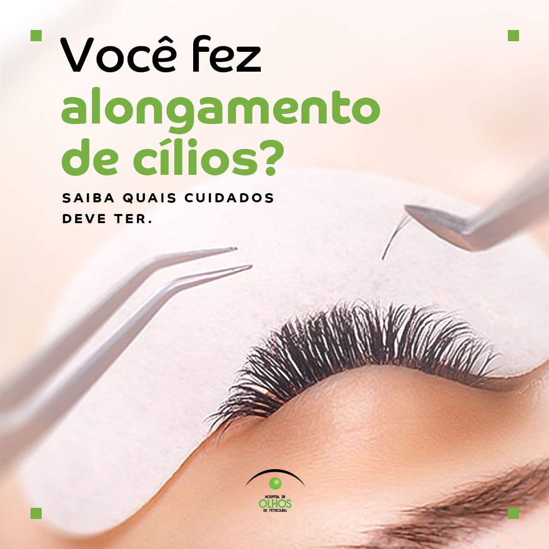 Cuidados no Alongamento de Cílios