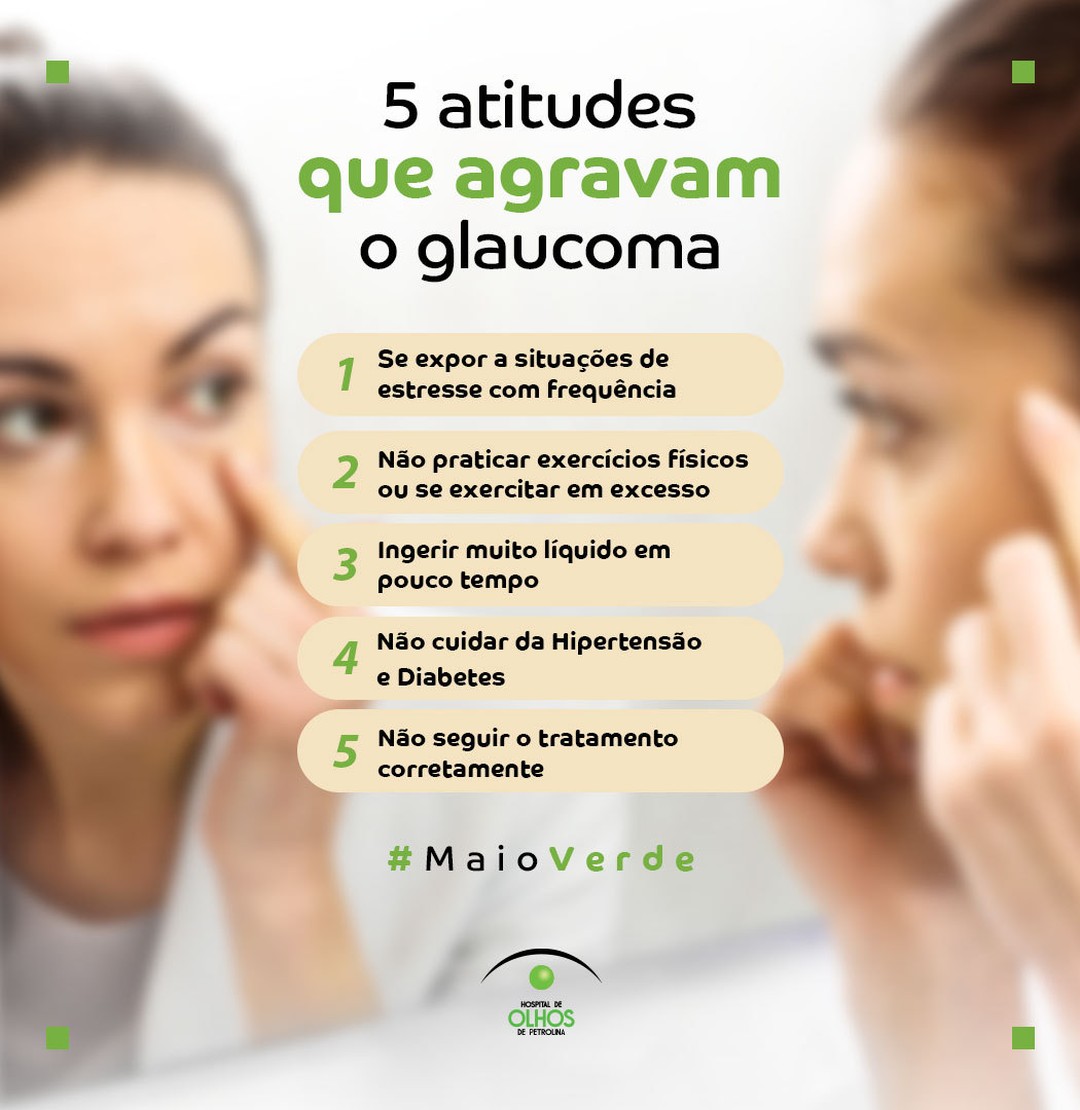 5 Atitudes que Agravam o Glaucoma