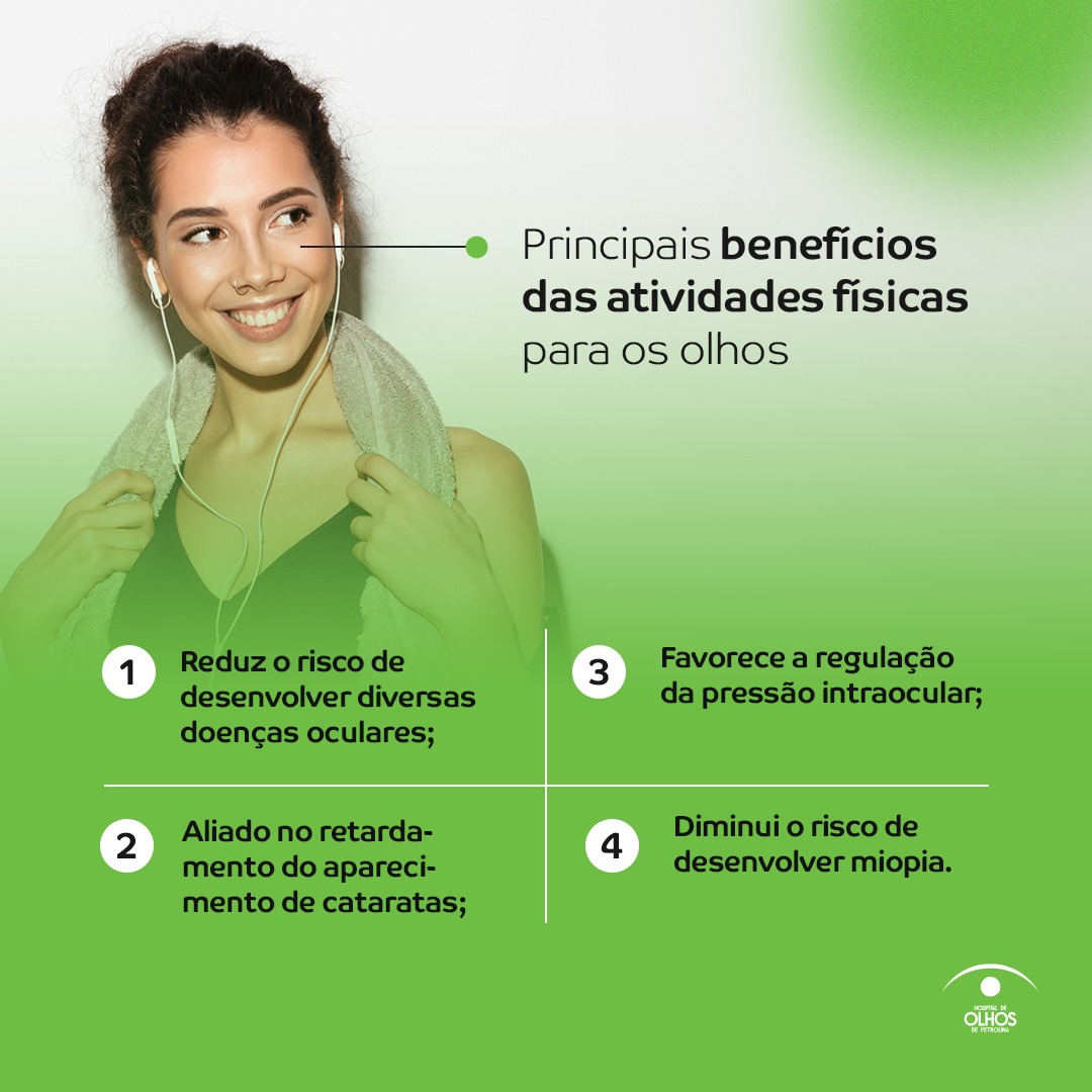 Principais benefícios das atividades físicas para os olhos